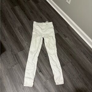 Abercrombie & Fitch Women's Cream Skinny Jeans
